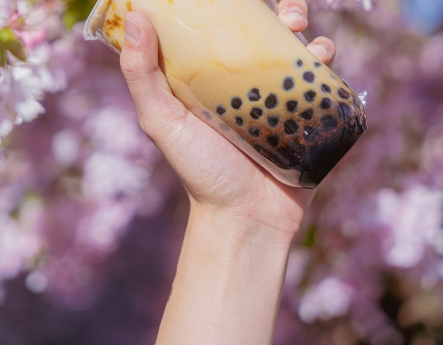 Bubble Tea mit Tapioka-Perlen (Symbolfoto)